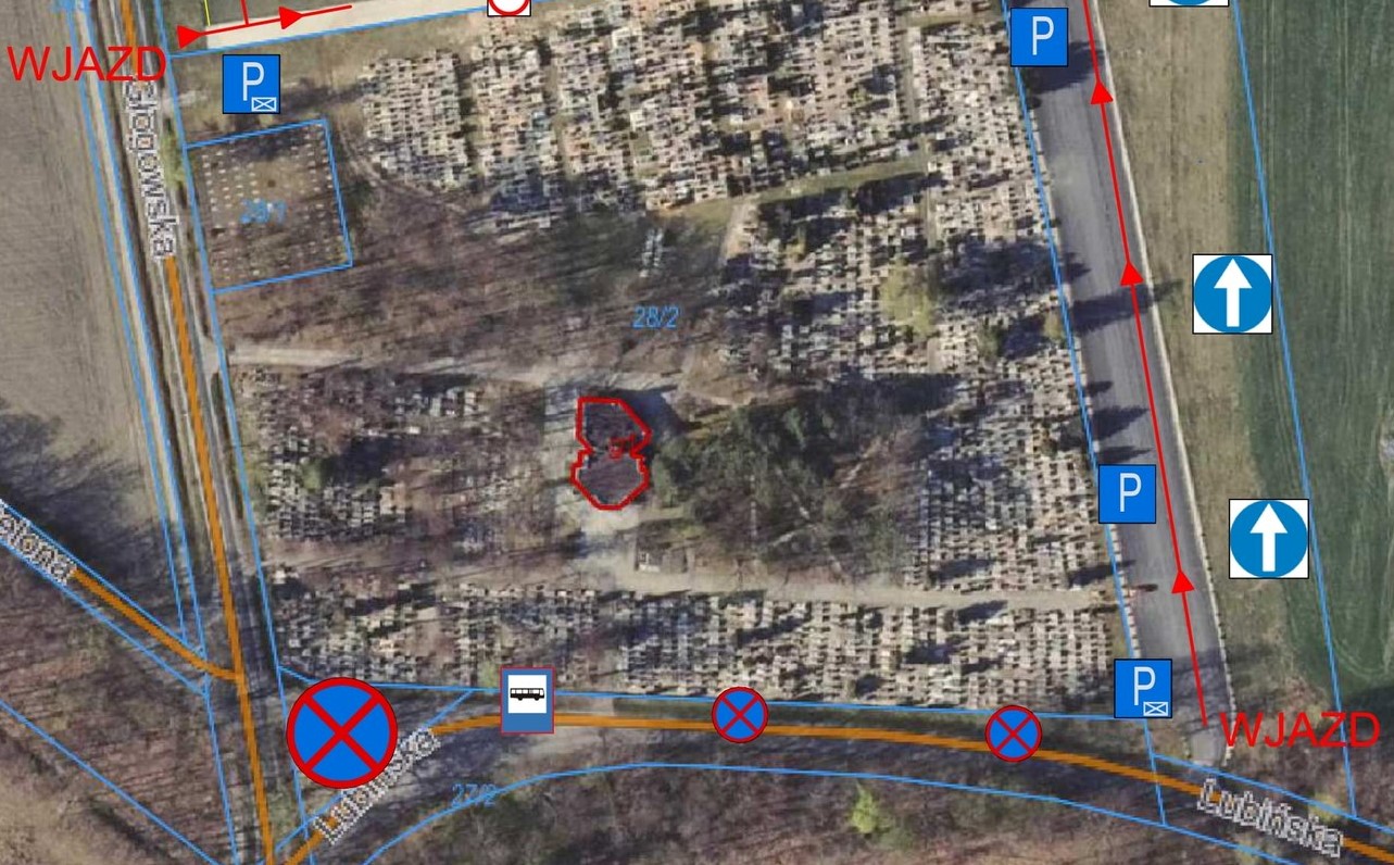 Sprawdź gdzie zaparkujesz przy cmentarzu w Chocianowie 