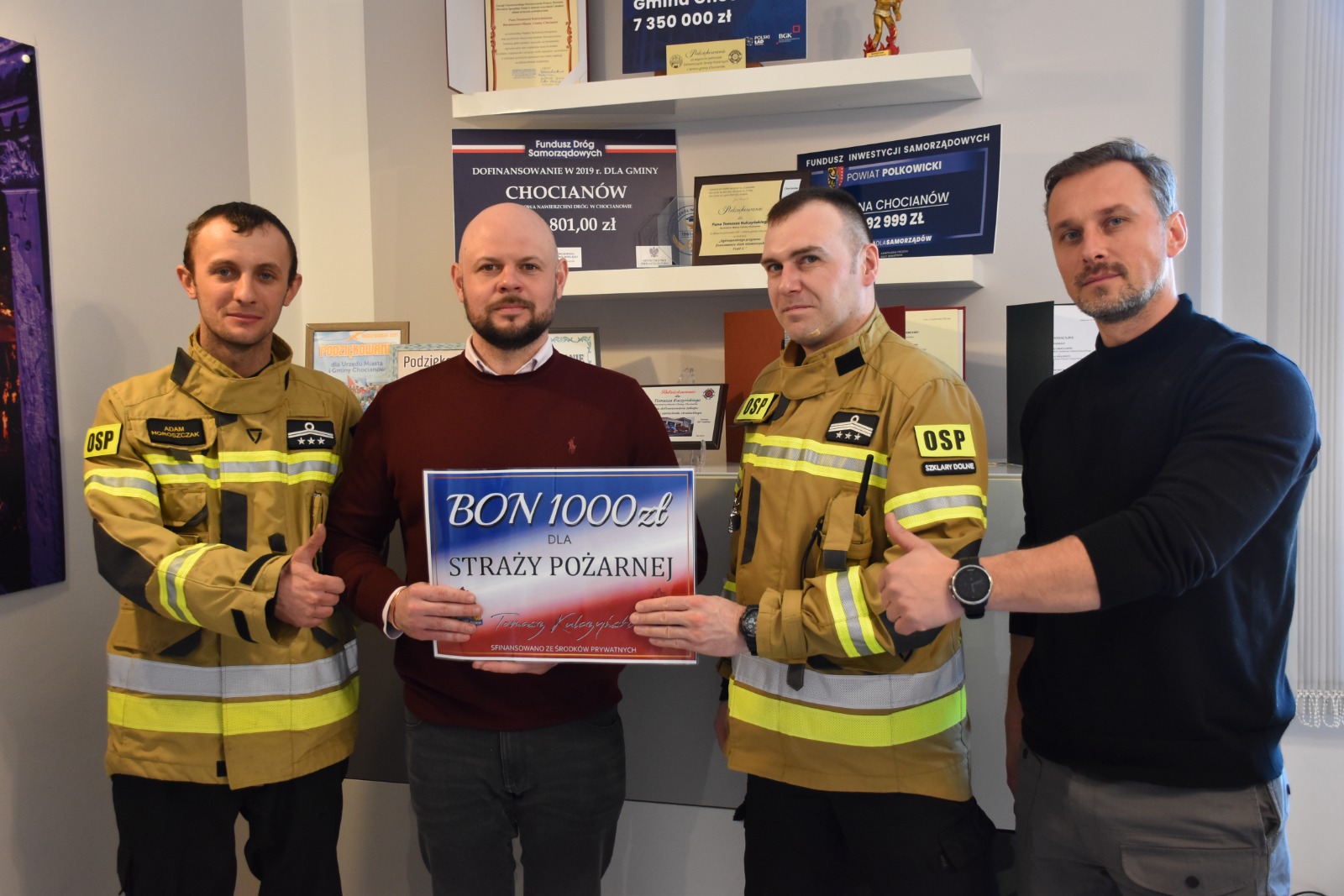 Ponad 117 tysięcy złotych dofinansowań dla strażaków z naszej gminy 