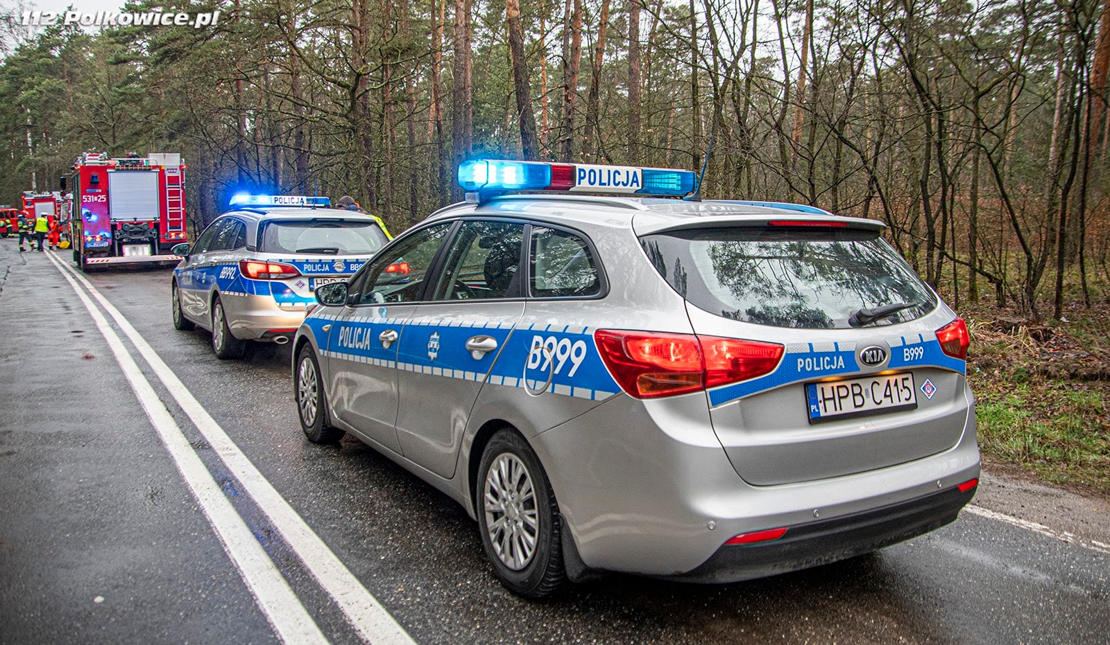 Śmiertelny wypadek na drodze do Polkowic 
