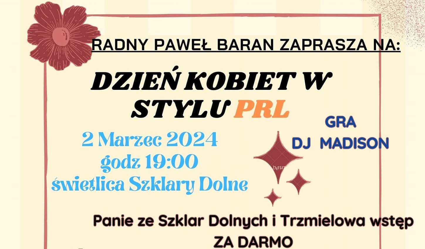 Dzień kobiet w stylu PRL w Szklarach Dolnych 