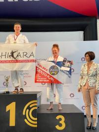 Chocianowska weteranka karate na podium w Kraśniku