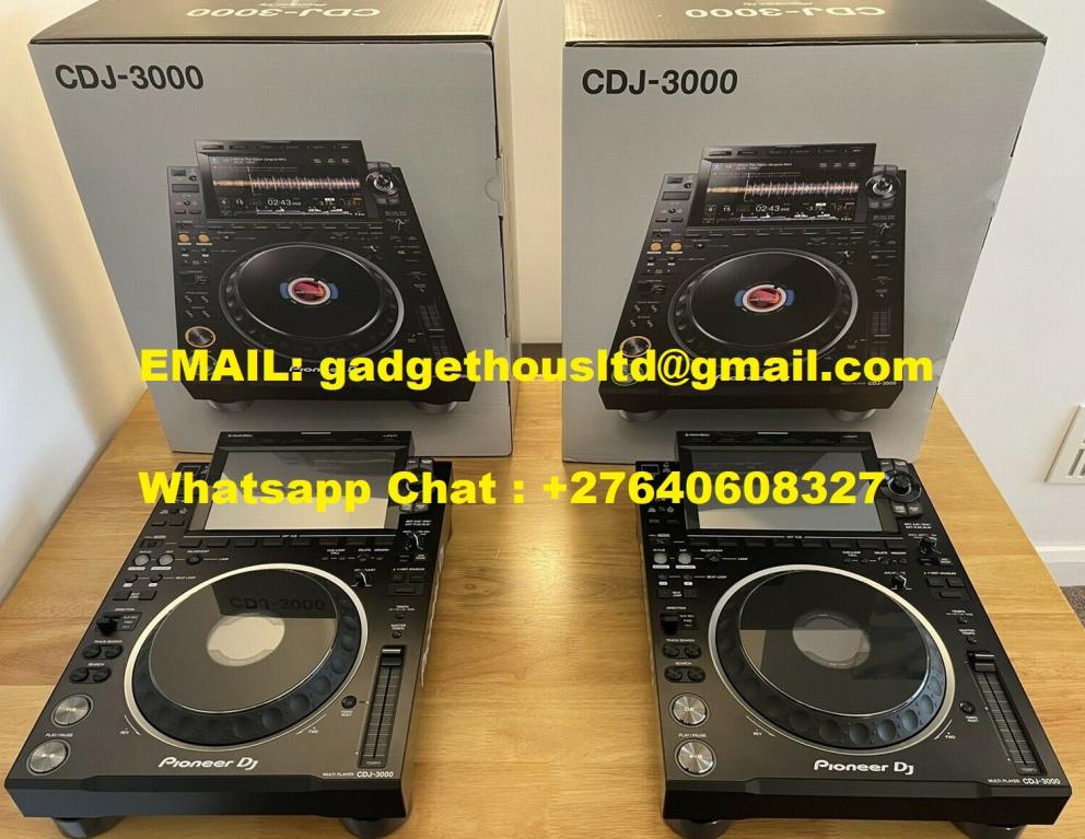 Pioneer Cdj-3000, Cdj 2000 NXS2, DJM 900 NXS2 Mixe